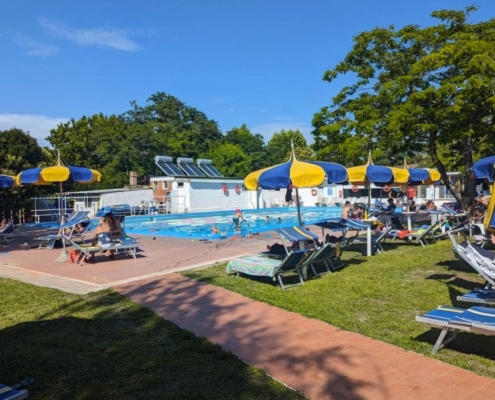 Pickleball e non solo allo Sporting Club Ostiense: piscina estiva